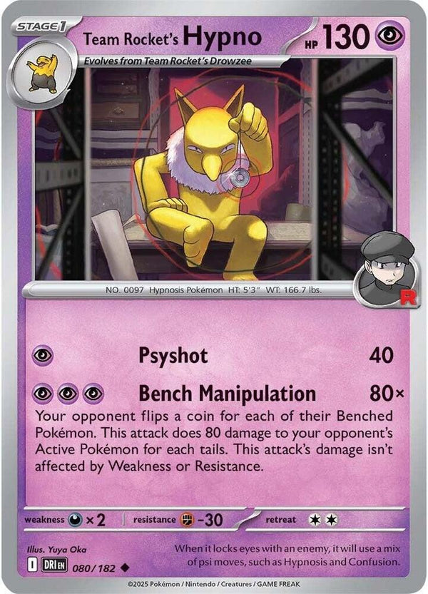 Team Rocket's Hypno - Pokémon