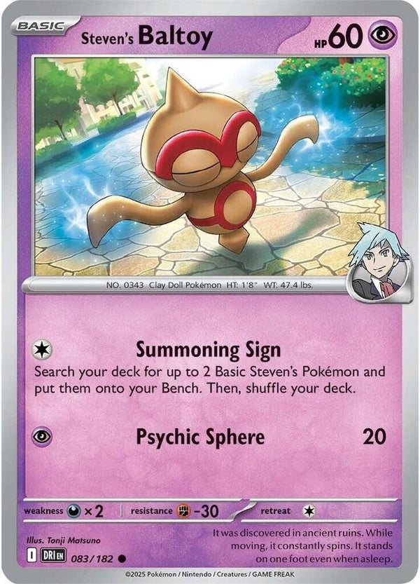 Steven's Baltoy - Pokémon