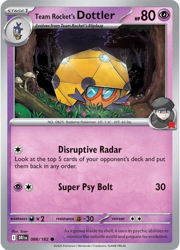 Team Rocket's Dottler (DRI 088/182) - Pokémon