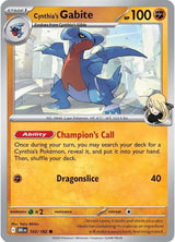 Cynthia's Gabite - Pokémon