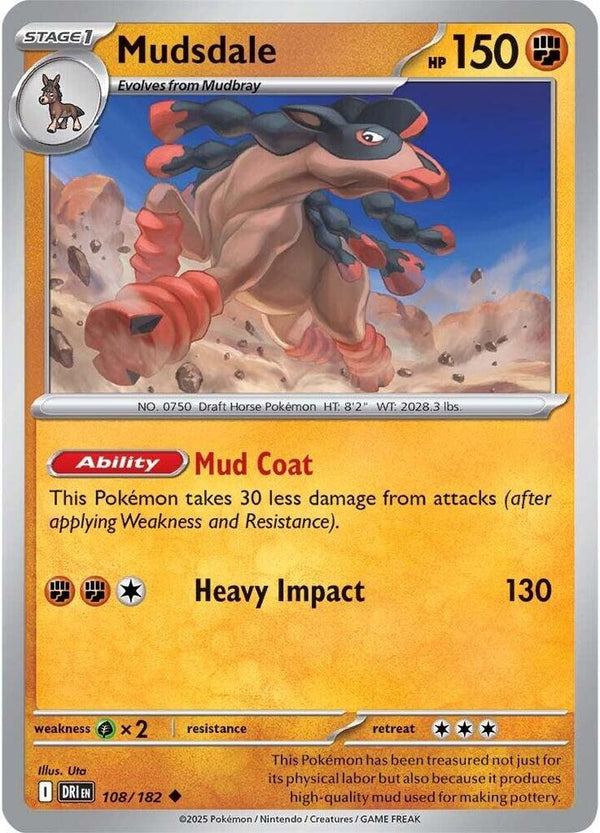 Mudsdale (DRI 108/182) - Pokémon