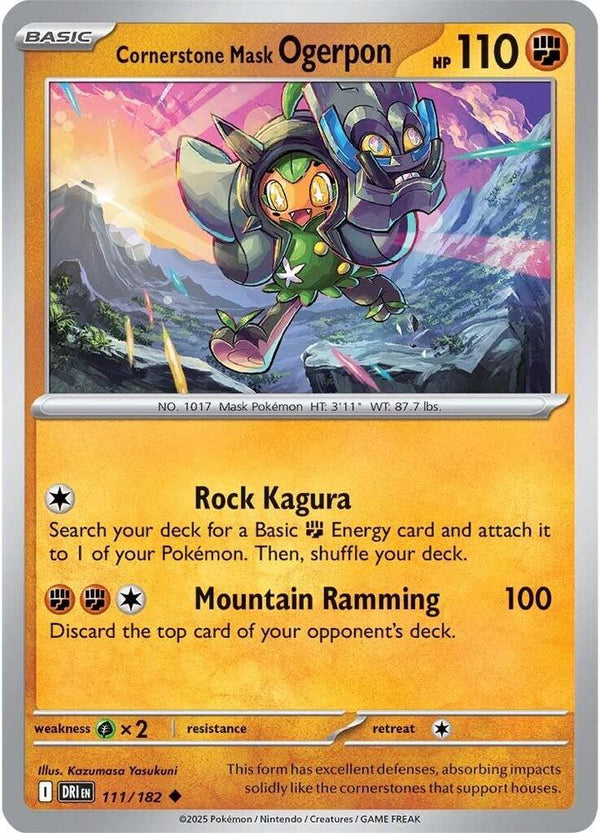 Cornerstone Mask Ogerpon - Pokémon