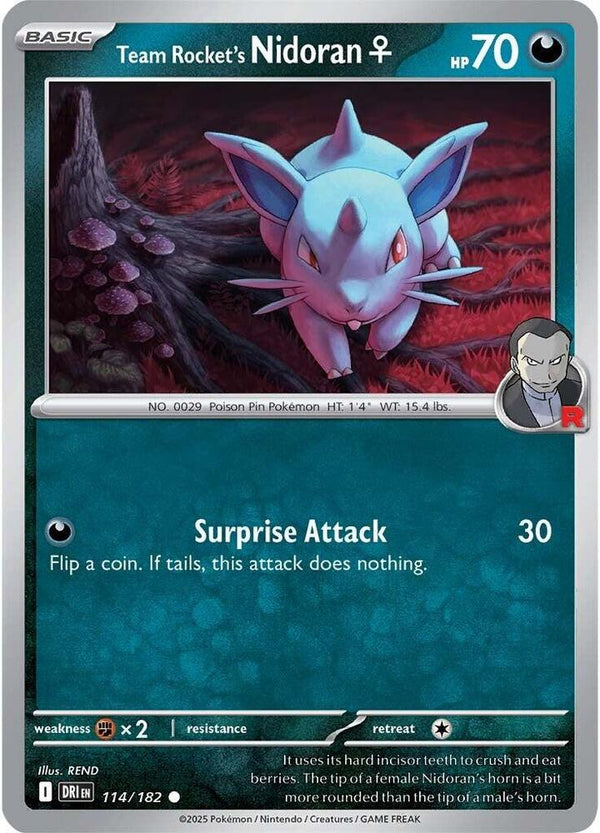 Team Rocket's Nidoran F (DRI 114/182) - Pokémon
