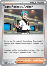 Team Rocket's Archer - 170/182 - Pokémon