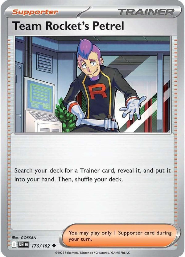 Team Rocket's Petrel - 176/182 - Pokémon