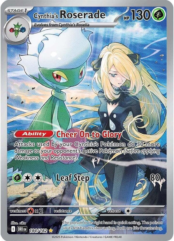 Cynthia's Roserade - 184/182 - Pokémon