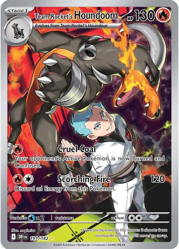 Team Rocket's Houndoom - 191/182 - Pokémon