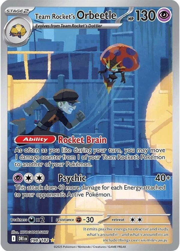 Team Rocket's Orbeetle - 198/182 - Pokémon