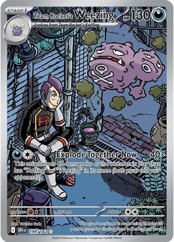 Team Rocket's Weezing - 199/182 (DRI 199/182) - Pokémon