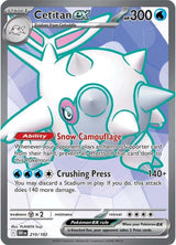 Cetitan ex - 210/182 - Pokémon