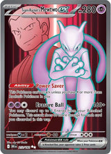 Team Rocket's Mewtwo ex - 213/182 - Pokémon