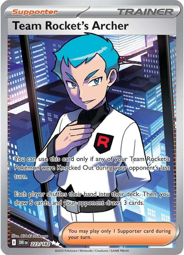 Team Rocket's Archer - 223/182 - Pokémon