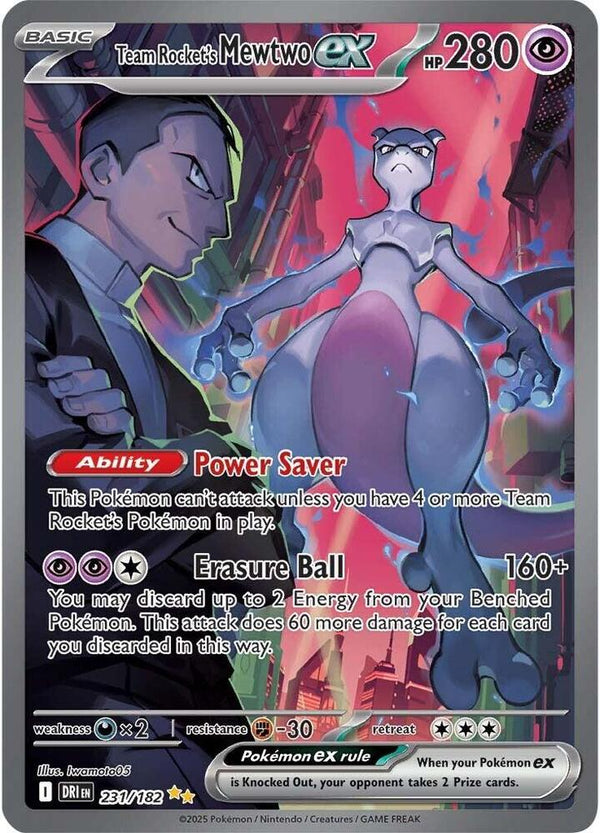 Team Rocket's Mewtwo ex - 231/182 - Pokémon