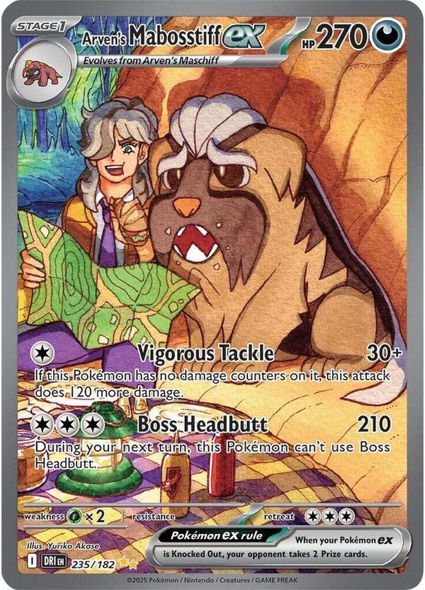 Arven's Mabosstiff ex - 235/182 - Pokémon