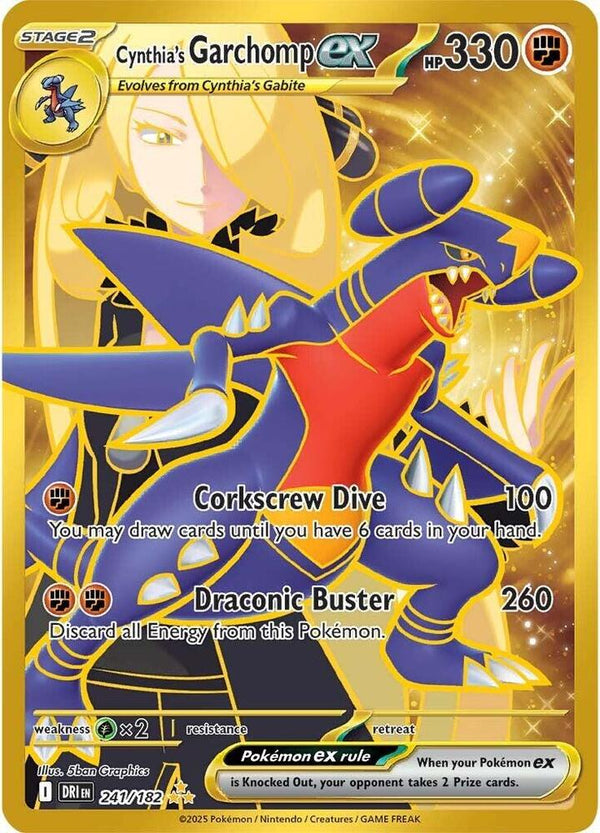Cynthia's Garchomp ex - 241/182 - Pokémon