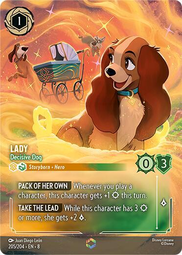 Lady - Decisive Dog (Enchanted) - Disney Lorcana