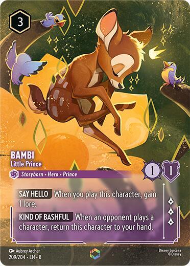 Bambi - Little Prince (Enchanted) - Disney Lorcana