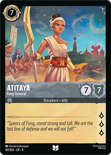 Atitaya - Fang General - Disney Lorcana