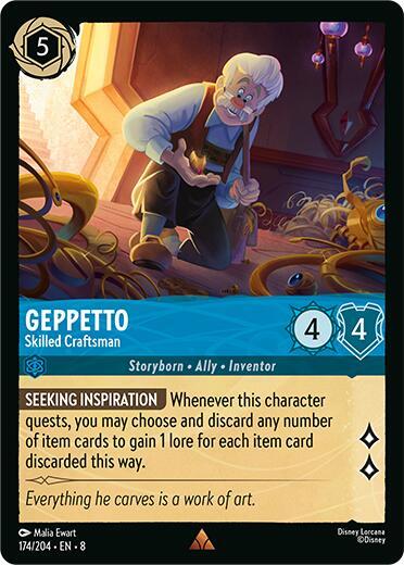 Geppetto - Skilled Craftsman - Disney Lorcana