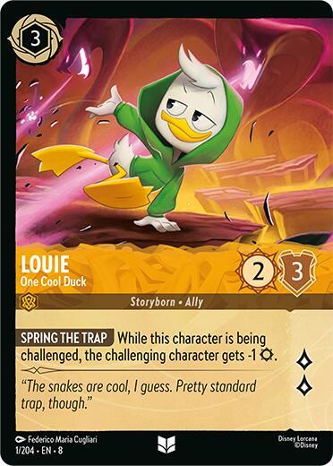 Louie - One Cool Duck (Foil) - Disney Lorcana
