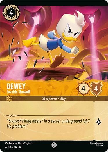 Dewey - Lovable Showoff (Foil) - Disney Lorcana