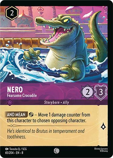 Nero - Fearsome Crocodile (Foil) - Disney Lorcana
