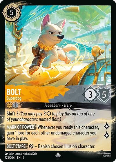 Bolt - Superdog (223/204) - Disney Lorcana