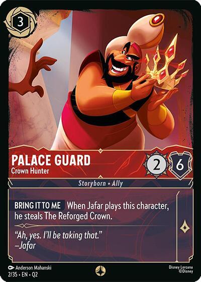Palace Guard - Crown Hunter - Disney Lorcana