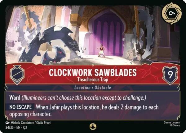 Clockwork Sawblades - Treacherous Trap - Disney Lorcana