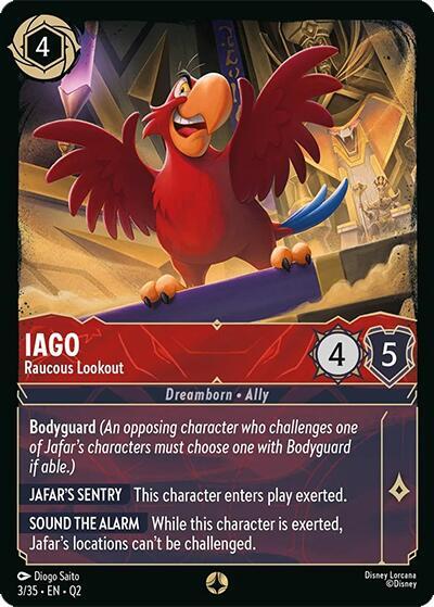 Iago - Raucous Lookout - Disney Lorcana