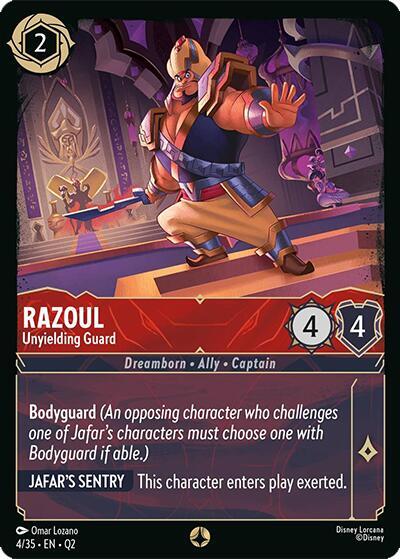Razoul - Unyielding Guard - Disney Lorcana