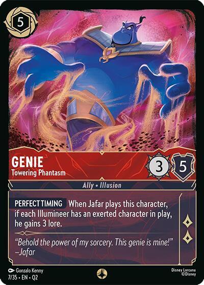 Genie - Towering Phantasm - Disney Lorcana