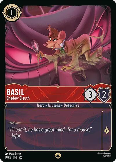 Basil - Shadow Sleuth - Disney Lorcana