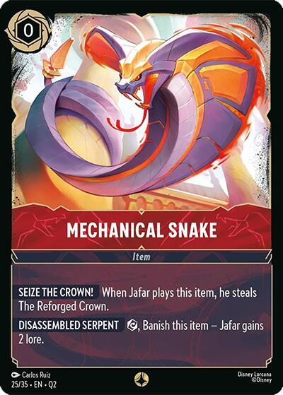 Mechanical Snake - Disney Lorcana