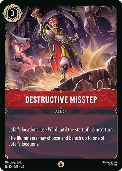 Destructive Misstep - Disney Lorcana