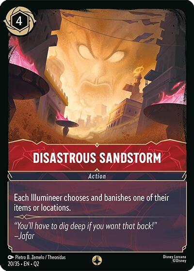 Disastrous Sandstorm - Disney Lorcana