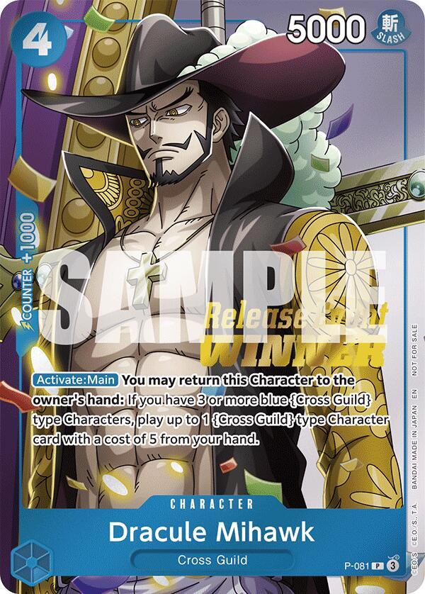 Dracule Mihawk (OP11 Release Event Winner) - One Piece Card Game