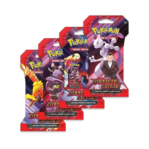 Destined Rivals Sleeved Booster Pack Art Bundle [Set of 4] - Pokémon