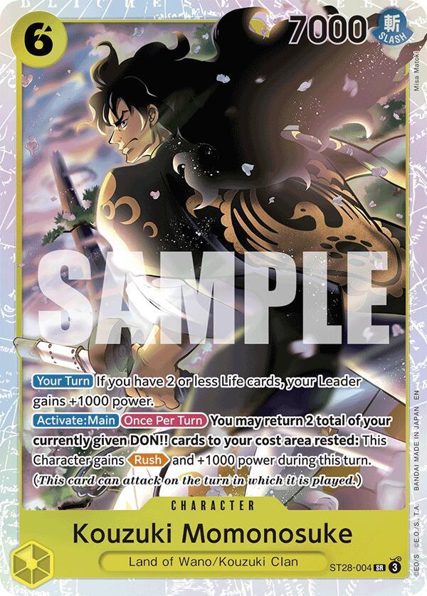 Kouzuki Momonosuke - One Piece Card Game