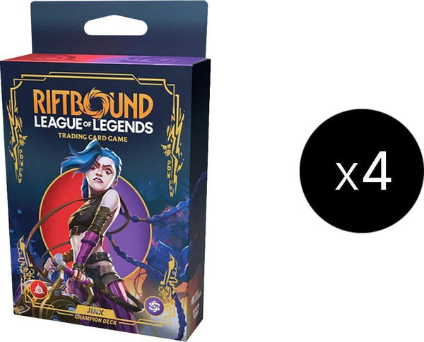 Origins - Champion Deck (Jinx) Display - Riftbound: League of Legends TCG