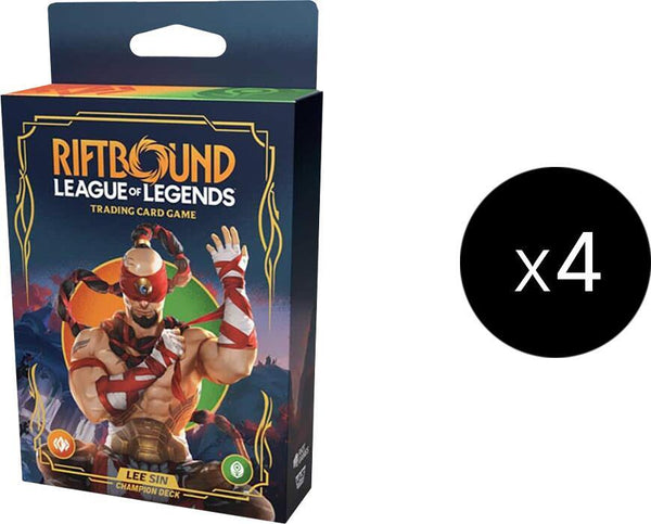 Origins - Champion Deck (Lee Sin) Display - Riftbound: League of Legends TCG