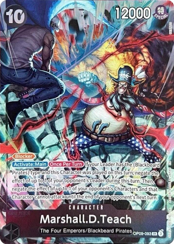 Marshall.D.Teach (093) (English Version 2nd Anniversary Set) - One Piece Card Game