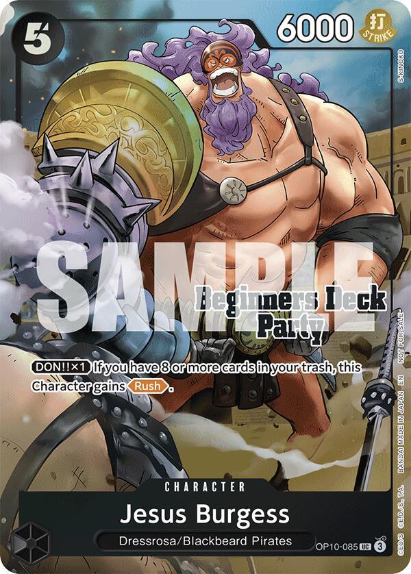Jesus Burgess (Beginners Deck Party [ST-23] - [ST-28] Winner Pack) - One Piece Card Game