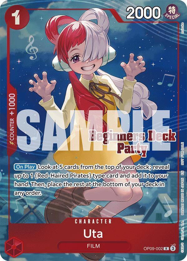 Uta (Beginners Deck Party [ST-23] - [ST-28] Winner Pack) - One Piece Card Game