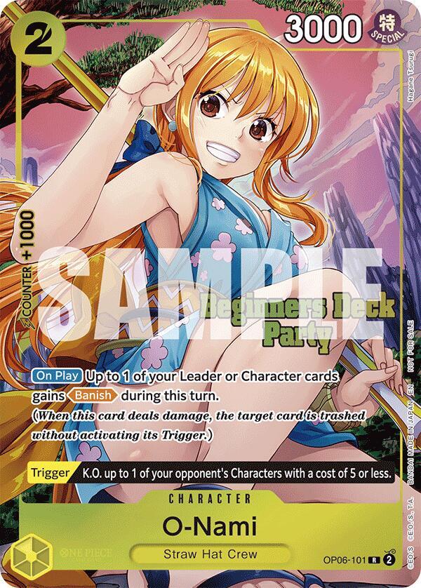 O-Nami (Beginners Deck Party [ST-23] - [ST-28] Winner Pack) - One Piece Card Game