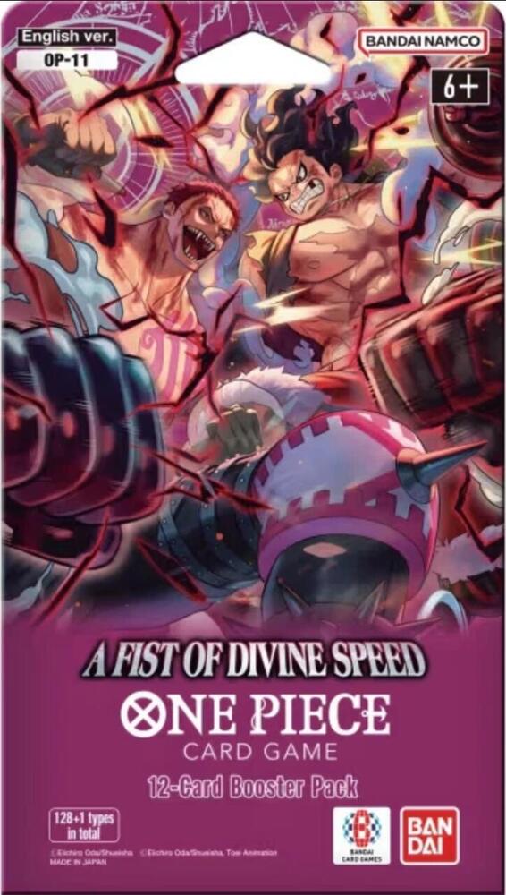 A Fist of Divine Speed - Sleeved Booster Pack - One Piece Card Game