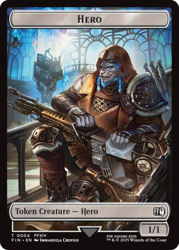 Hero (0004) // Copy (0001) Double-Sided Token - Magic: The Gathering