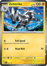 Zebstrika - 201 (Cosmos Holo) - Pokémon