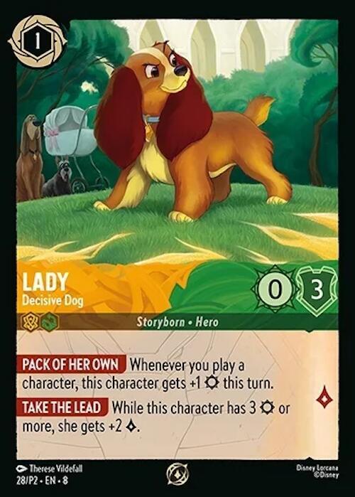 Lady - Decisive Dog - Disney Lorcana