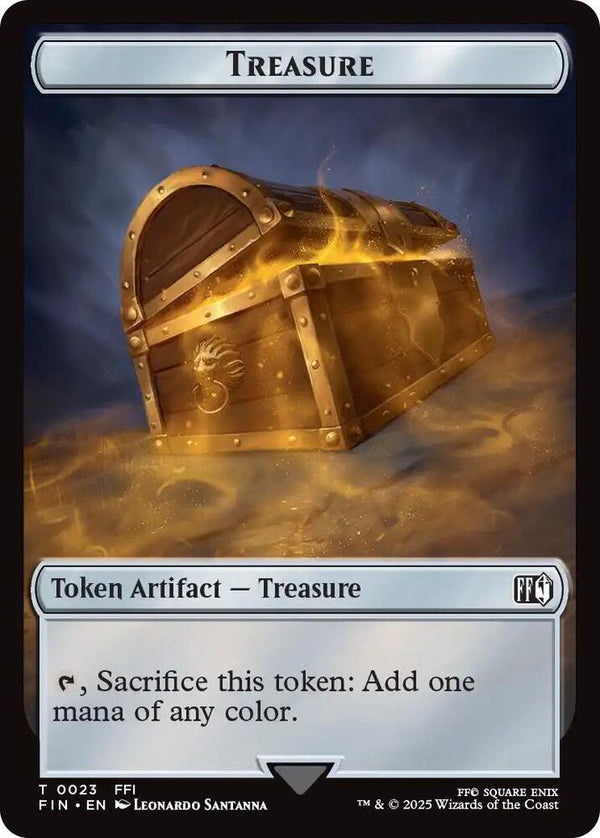 Treasure (0023) // Copy (0001) Double-Sided Token - Magic: The Gathering